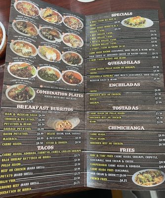 Menu photo 2 Vaqueros Mexican Fast Food Watauga, TX