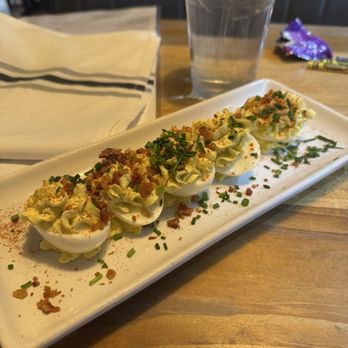 Cedar & Vine - Community Kitchen & Cocktails - Deviled eggs - New American Near Me - Dallas, Texas Cedar & Vine - Community Kitchen & Cocktails - Deviled eggs - New American Near Me - Dallas, Texas