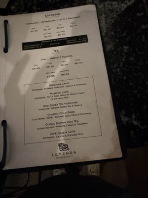 Menu photo 1 Leyenda Coffee & Tequila Midland, TX