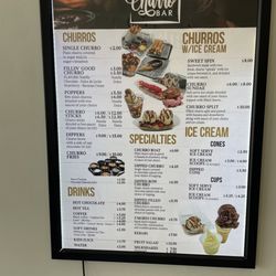 Churro Bar - Menu