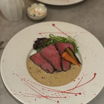 Komatsuya - Absolutely must have. the Wagyu with creamy wasabi sauce - Japanese Near Me - San Diego, California