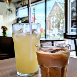 Saints Island Pies - Calamansi juice and iced cortado