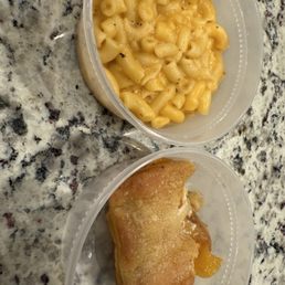 Mac n cheese and peach cobbler $5 each Mac n cheese and peach cobbler $5 each