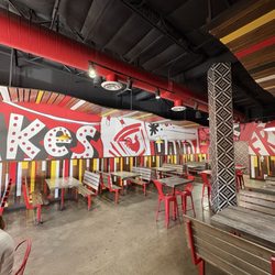 BOSS Tenders, Dogs & Custard - Dining area