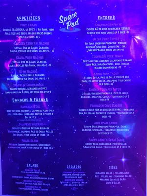 Menu photo 8 The Space Pad Oceanside, CA