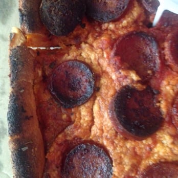 La Nova Pizzeria - Burnt pepperoni & crust - Pizza Near Me - Buffalo, New York