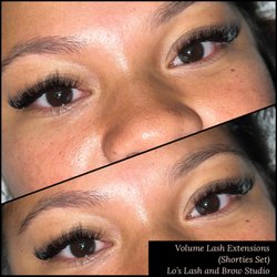 Lo's Lash and Brow Studio - Volume Lash Extensions 
"Shorties Set" lengths 10mm-13mm