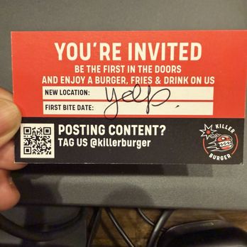 Elite Experience: Killer Burger - Yelp Events Near Me - Houston, Texas