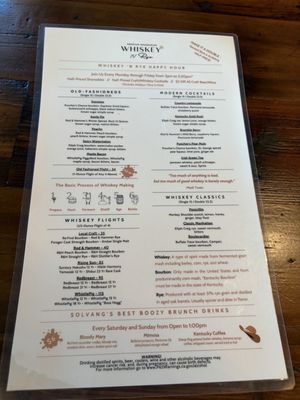 Menu photo 1 Whiskey 'N Rye Smokehouse Solvang, CA Menu photo 1 Whiskey 'N Rye Smokehouse Solvang, CA