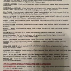 Paint River Landing Pizza - Updated menu