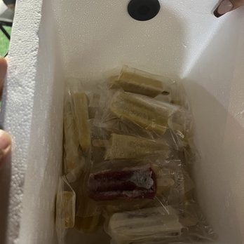 Mocha Pops - the inside of a cooler - Street Vendors Near Me - Atlanta, Georgia