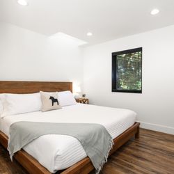 Horsefeathers Boutique Hotel - The Summit (Condo 301)  private bedroom with king bed (2 of 3 bedrooms).