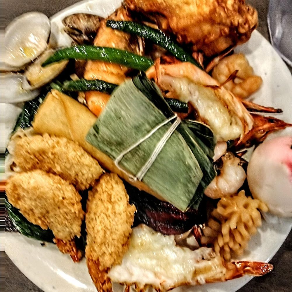 Love the more exotic items like banana leaf packets of rice and bean Love the more exotic items like banana leaf packets of rice and bean