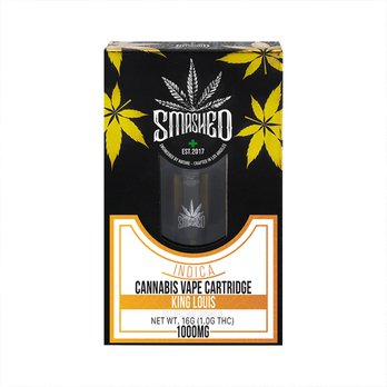 Healing Nug Delivery - Smashed King Louis cartridge - Cannabis Dispensaries Near Me - Long Beach, California