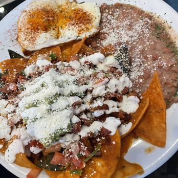 Tres Muchachos - Chilaquiles - so yummy. - Breakfast & Brunch Near Me - Costa Mesa, California