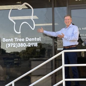 Bent Tree Dental - Dr. Rick Miller - Our new window signage! - General Dentistry Near Me - Dallas, Texas Bent Tree Dental - Dr. Rick Miller - Our new window signage! - General Dentistry Near Me - Dallas, Texas