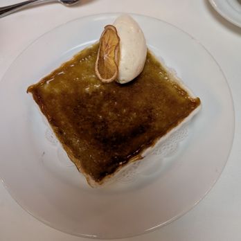 Harris' Restaurant - Orange Jasmine creme brulee - Steakhouses Near Me - San Francisco, California