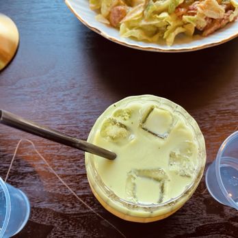 Fusion Social - Mango Matcha Latte Grilled Malai Chicken Green Goddess Salad - Desserts Near Me - Warrenville, Illinois