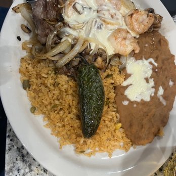 Casa Tequila - Carnitas with rice, beans, and jalapeño - Mexican Near Me - Mattawan, Michigan