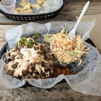 The Tiny Turtle - This is the SMALL pork sofrito bowl! - Caribbean Near Me - Cocoa Beach, Florida