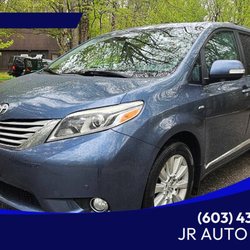 JR Auto Sales - 2017 Toyota Sienna Limited Premium 7-Passenger AWD Mini-Van| Shoreline Blue Pearl and Gray Leather Upholstery|