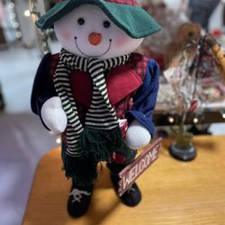 Zion Thrift Store - Movement activated talking Christmas Snowman
