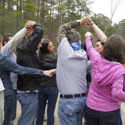Local business taking advantage of our team building program.