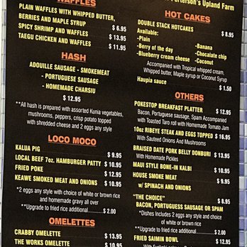 Poke Stop - Breakfast menu - Hawaiian Near Me - Mililani, Hawaii