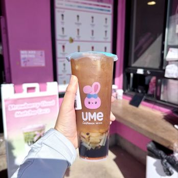 UME - [UMe] Passion Fruit Green Tea w/ Boba & Lychee Jelly - Bubble Tea Near Me - Santa Cruz, California