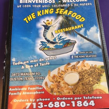 King Seafood - the menu for the king seafood restaurant - Seafood Markets Near Me - Houston, Texas King Seafood - the menu for the king seafood restaurant - Seafood Markets Near Me - Houston, Texas