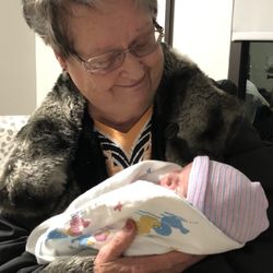 Bakers Childcare - Myrna baker welcoming newest member of family