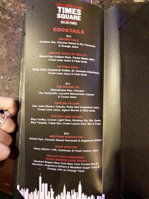 Menu photo 3 Bar at Times Square Las Vegas, NV Menu photo 3 Bar at Times Square Las Vegas, NV