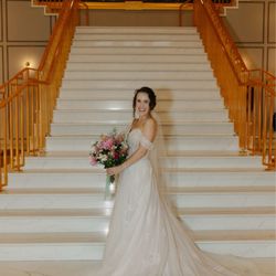Eugenia's Alterations - Despite the lengths of my dress being soaked from the rain, the dress is gorgeous!!
