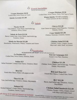 Menu photo 7 Cafe Gourmand Naples, FL