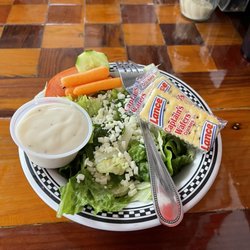 Pioneer Pizza - Small Dinner Salad with Creamy Italian