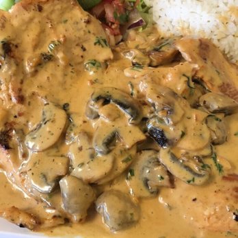 El Creador - I couldn't get pictures of anything else bc I was wayyyy to busy eating but this is the chicken in mushroom sauce. - Salvadoran Near Me - North Plainfield, New Jersey El Creador - I couldn't get pictures of anything else bc I was wayyyy to busy eating but this is the chicken in mushroom sauce. - Salvadoran Near Me - North Plainfield, New Jersey
