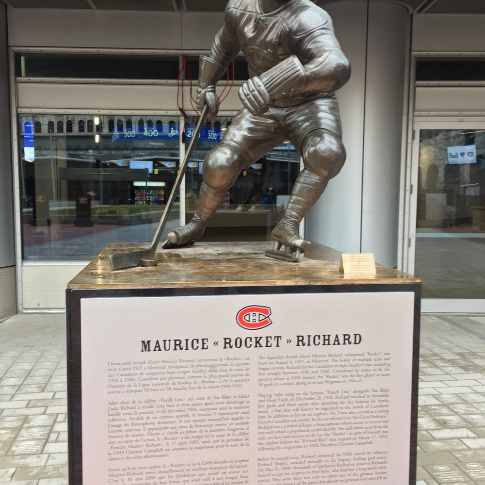 Centre Bell - They named a trophy after this guy.   Ovi has won the "Rocket Richard" 6 times for scoring the most goals in a season. - Stadiums & Arenas Near Me - Montreal, Quebec
