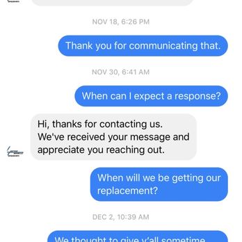 Lightyear Moving - We moved in, in October. And only then we're we finally hearing back from someone after Luis promised a replacement over the phone - Movers Near Me - El Paso, Texas