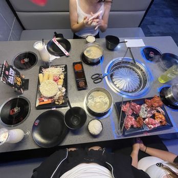 KPOT Korean BBQ & Hot Pot - The spread - Korean Near Me - Brandon, Florida