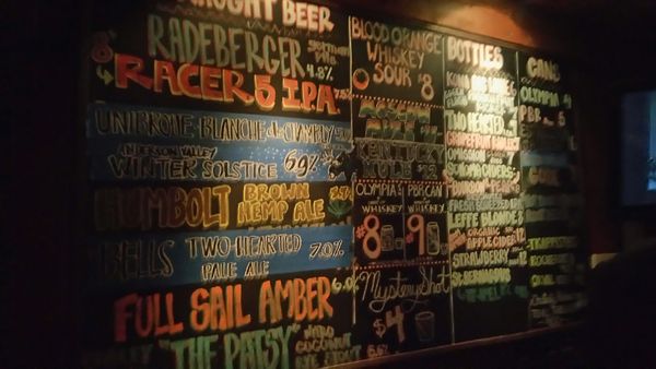 Photo of The Griffin - Los Angeles, CA, US. Nice beer & liquor selection and decent bar size.  We had wings,  fries and onion rings they were all equally delicious.