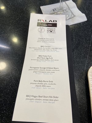 Menu photo 1 R Lab Reno, NV