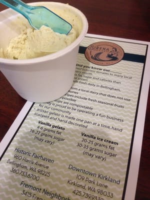 Menu photo 7 Sirena Gelato Kirkland, WA