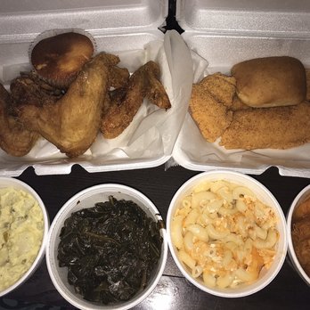 Mama J's Kitchen - Wings Catfish Candied Yams Fresh Greens Macaroni & Cheese Potato Salad - Soul Food Near Me - Richmond, Virginia