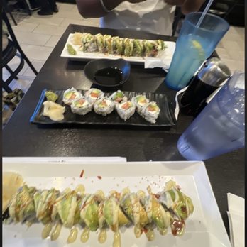 Wasabi Bistro - G-Dragon Roll  Philly Roll (middle) - Japanese Near Me - Livermore, California