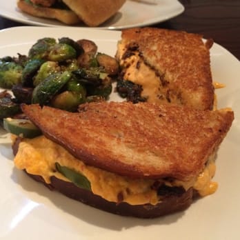 Juniper - Pimento Mac n' Cheese w/ Brussels Sprouts - New American Near Me - Tulsa, Oklahoma