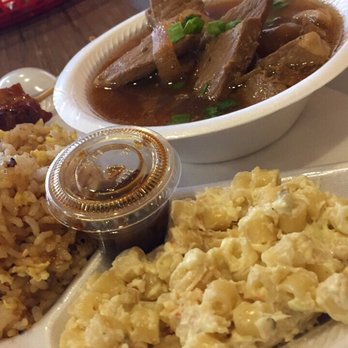 Marianas Grinds - Pork adobo, Macaroni Salad with Fried Rice - Hawaiian Near Me - Jacksonville, Florida Marianas Grinds - Pork adobo, Macaroni Salad with Fried Rice - Hawaiian Near Me - Jacksonville, Florida