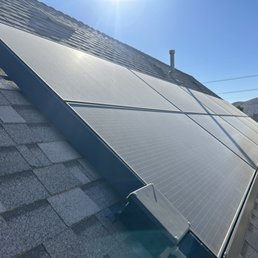 Panels before being cleaned