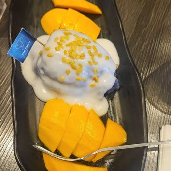Siam Station - Mango blue sticky rice - Thai Near Me - Cerritos, California
