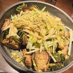 Panzano - Cavolini di Bruxelles (fried brussels sprout, apple cider reduction, pistachio, rosemary salt, sliced green apple)--delish!