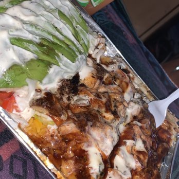 Halal Bros Grill - Jerk Chicken Over Rice Combo - Halal Near Me - Queens, New York